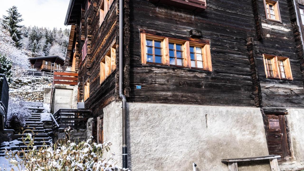 Heimeliges Walliserhaus فيش المظهر الخارجي الصورة